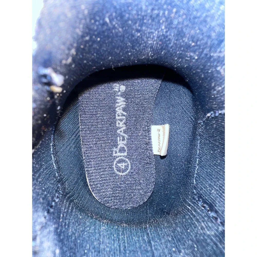 Bearpaw Toddler Navy Blue Rubber Rain Boots Waterproof Chelsea Size 4